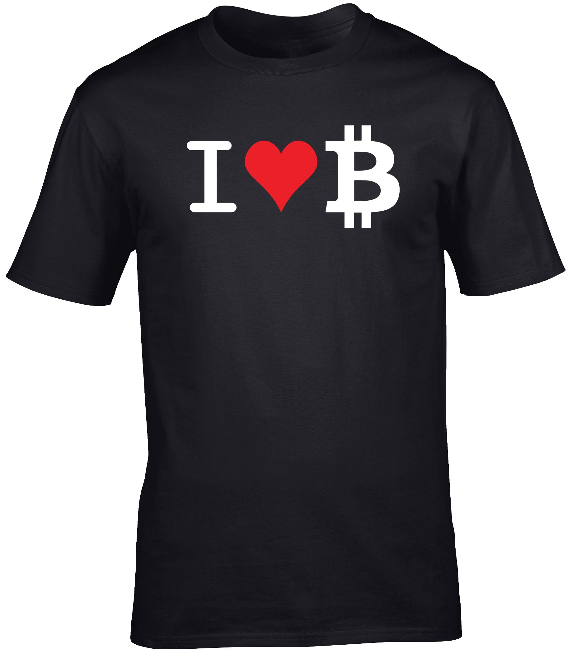 Hippowarehouse I Love Bitcoin Unisex Short Sleeve T Shirt Specific |  Desertcart INDIA