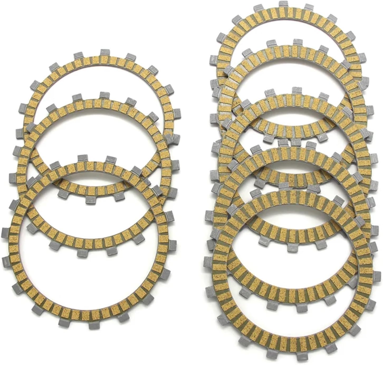 Motorcycle Clutch Friction Disc Plate Kit Compatible with R1200GS, R1250GS, R1200RT, R1250RT, R1200R, R1250R, R1200RS, R1250RS - High Performance Replacement Parts
