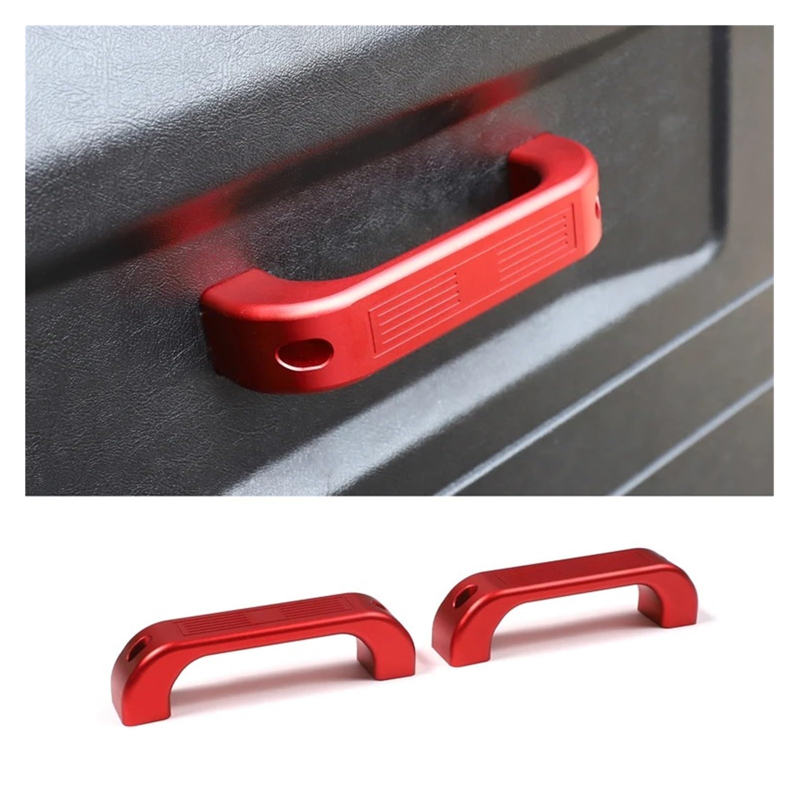 AJHJET Interior Upgrade for Land for Rover for Defender 90 110 130 2004-2018 Aluminum Alloy Car Interior Door Handle Accessories Replacement Parts