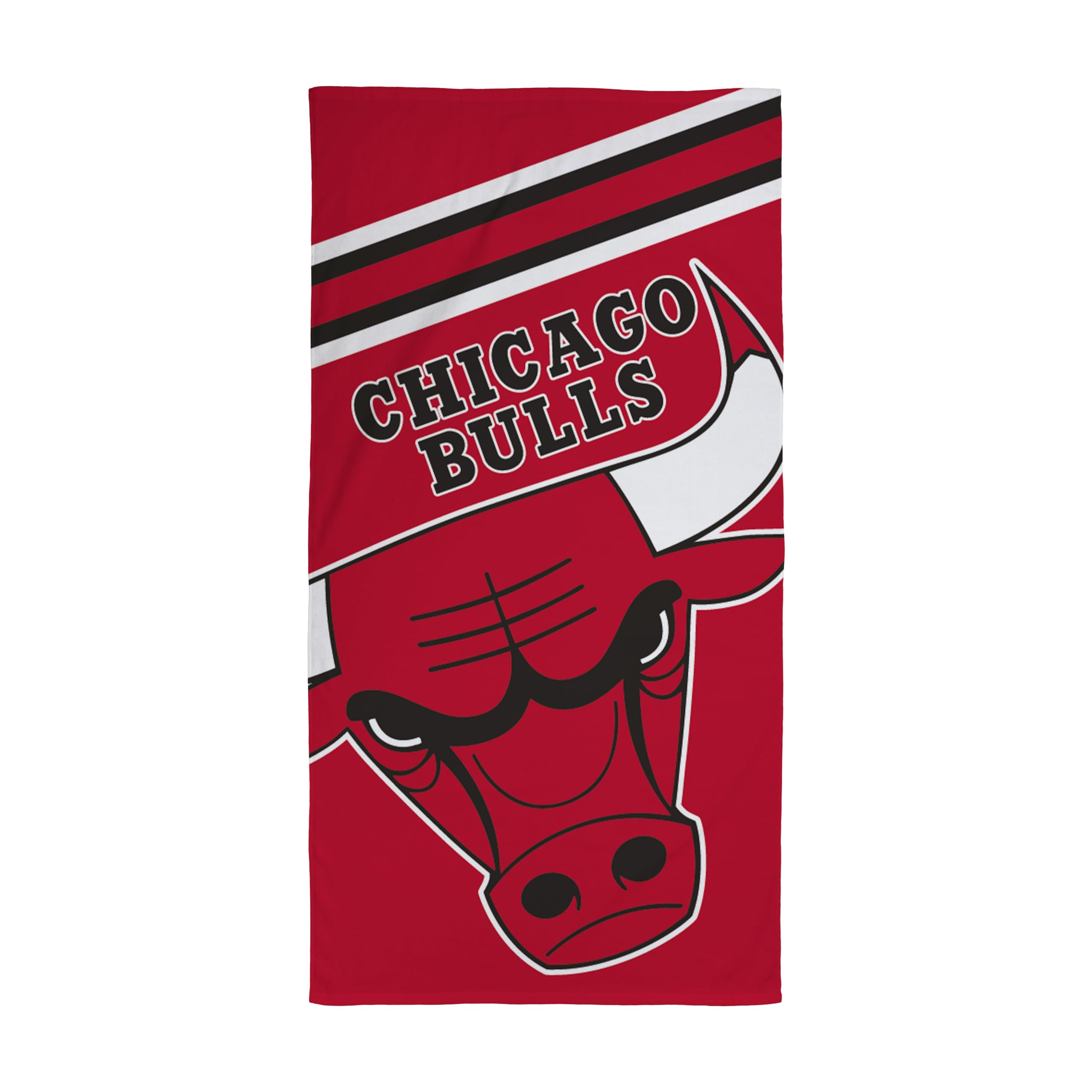 NBA Officially Licensed Towel | Super Soft Feel, Chicago Bulls Red Basketball Team Design | Perfect The Home, Bath, Beach & Swimming Pool | One Size 75cm x 150cm | 100% Cotton