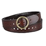 Women's Multi-Perforate Fully Adjustable Casual Belt for Jeans, Trousers and Dresses