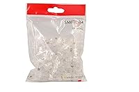 Vista 6 de Paquete de 100 conectores RJ11, conectores modulares de teléfono, conectores macho 6P4C