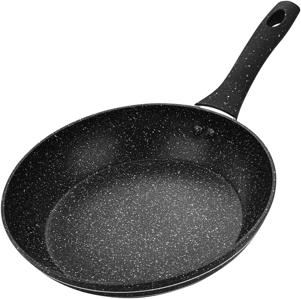 Royalford Smart Fry Pan with Durable Granite Coating, Aluminium NonStick Frying Pan