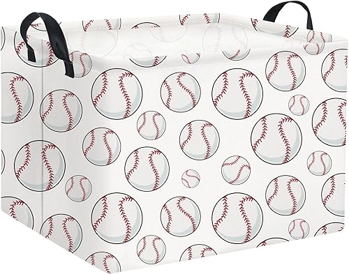 Miniatura 47 de Cesta rectangular de almacenamiento para niños con asas para el hogar, cocina, niños y niñas, lindo contenedor organizador de almacenamiento de