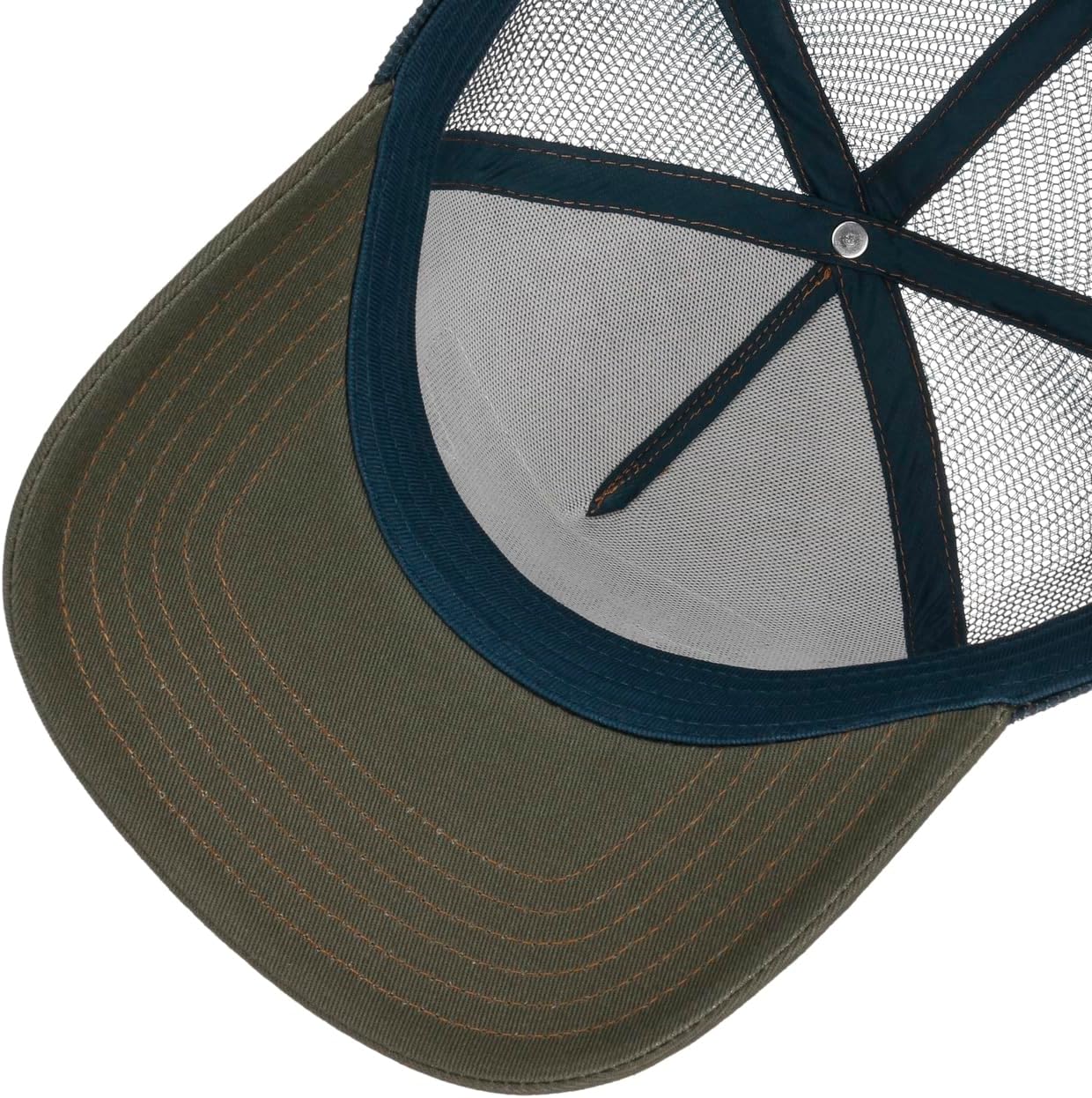 Stetson Biker Trucker Cap Mesh Snapback 100% Cotton Adjustable Men Summer - Image 3