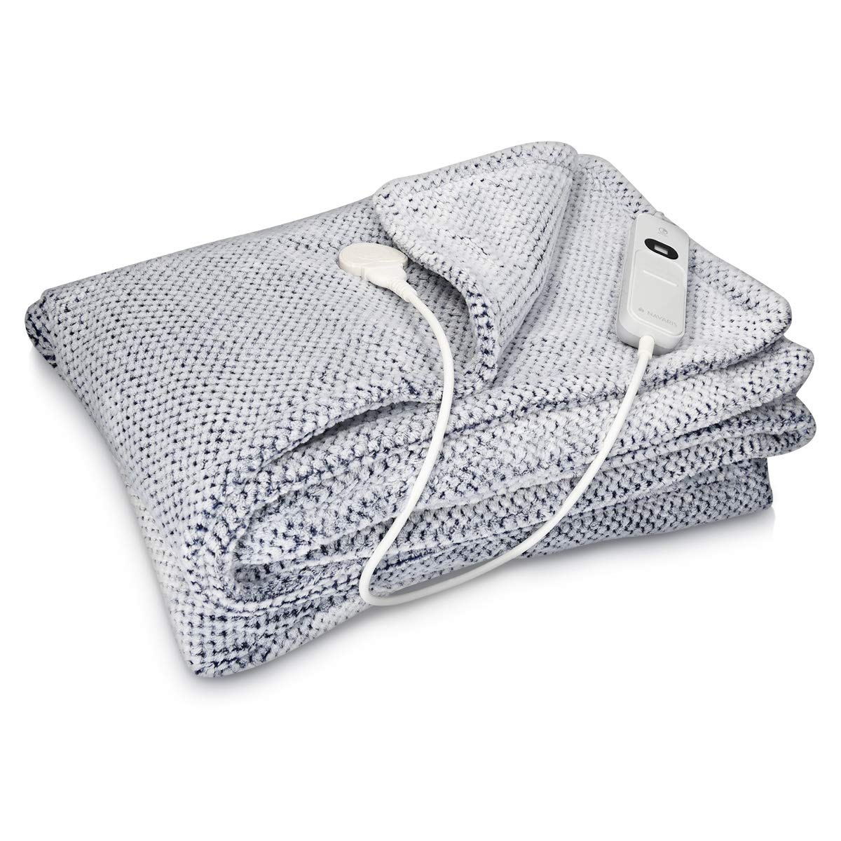 Navaris Electric Blanket - 180x130cm - Heated Over Blanket with 3 Heat  Settings and Auto Shut Off Timer - Plush Polyester Bed Throw - Coral Blue :  Amazon.co.uk: Home u0026 Kitchen
