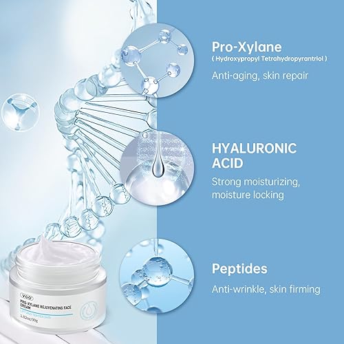 Miniatura 2 de VGO Pro-Xylane Active Cream  Reafirmante y reafirmante, hidratante de reparación facial diaria para todo tipo de piel, 1.02 oz (30 g)