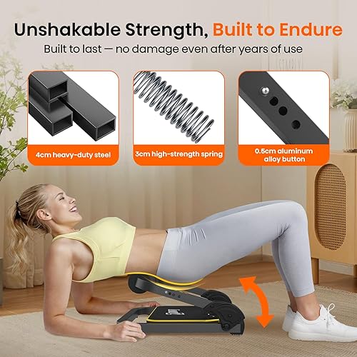Miniatura 2 de Equipo de entrenamiento abdominal, máquina de abdominales para entrenamiento de estómago, máquina de entrenamiento de abdominales para el hogar,