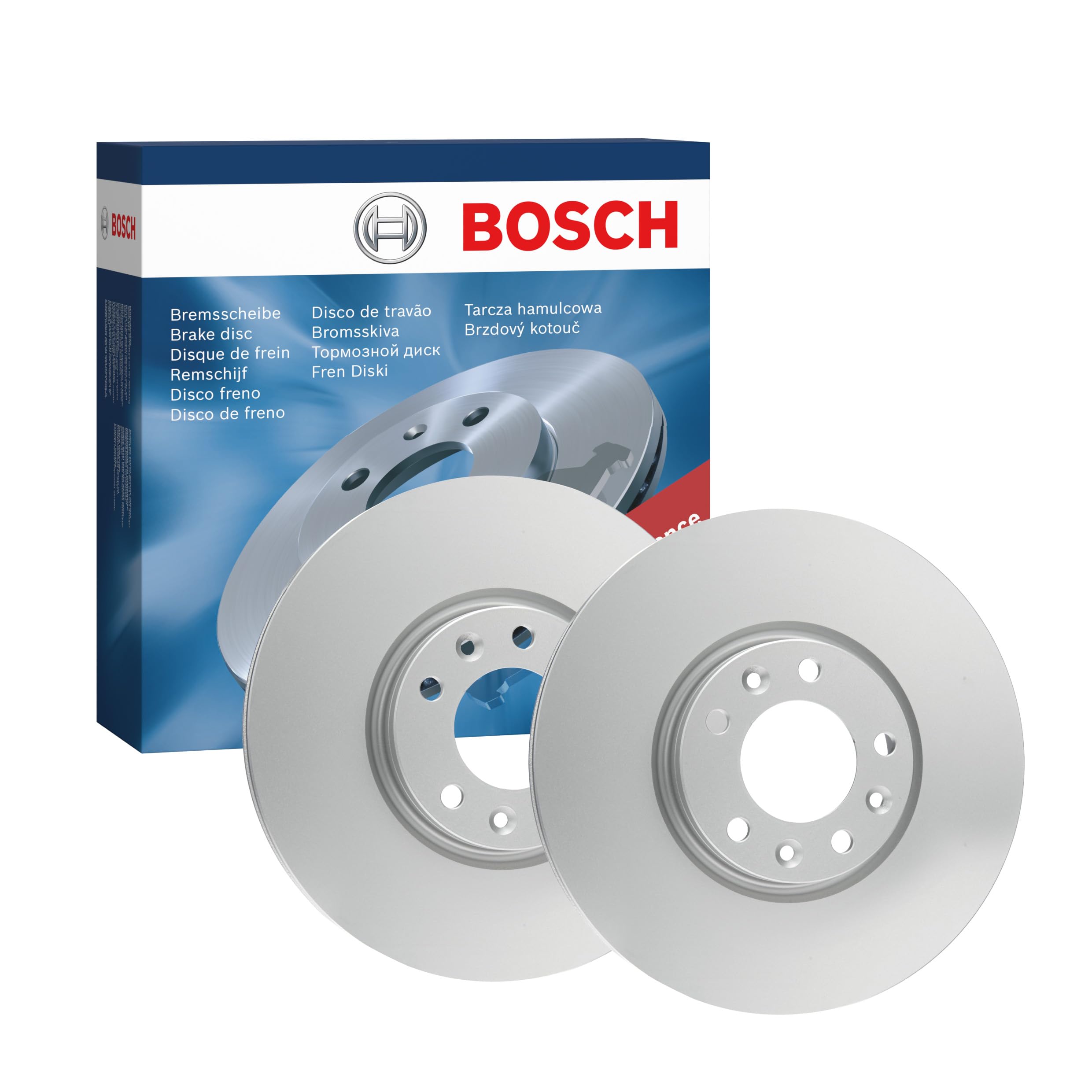 Bosch BD2149 Dischi freno, Certificato ECE-R90, 1 set di 2 dischi