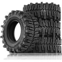 STMU 1.3'' Crawler Tires for Traxxas 1/18 TRX-4M F-150 4X4 TRX4M SCX24 AX24 1/18 1/24 Micro Crawler Upgrade
