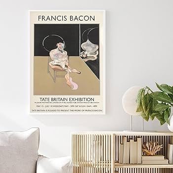 フランシス・ベーコン Tate Modern ポスター 額装済 Amazon.co.jp: フランシスベーコンポスター展 人物 肖像画 壁