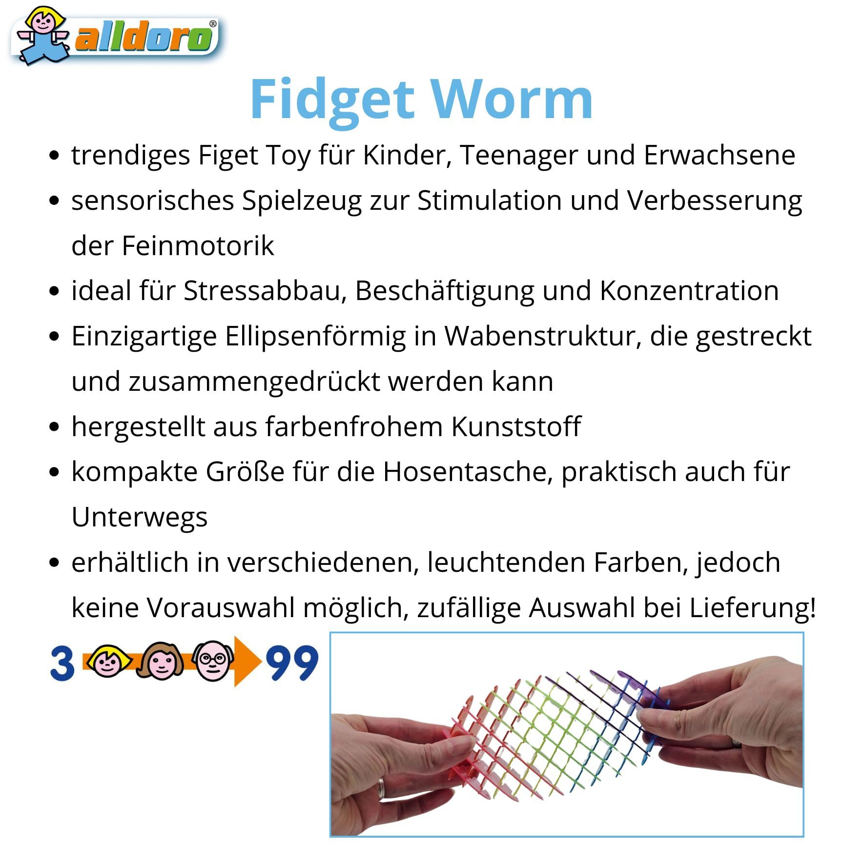2 stuks fidget-worm speelgoed, stressverminderend speelgoed 2 stuks fidget-worm speelgoed, stressverminderend speelgoed