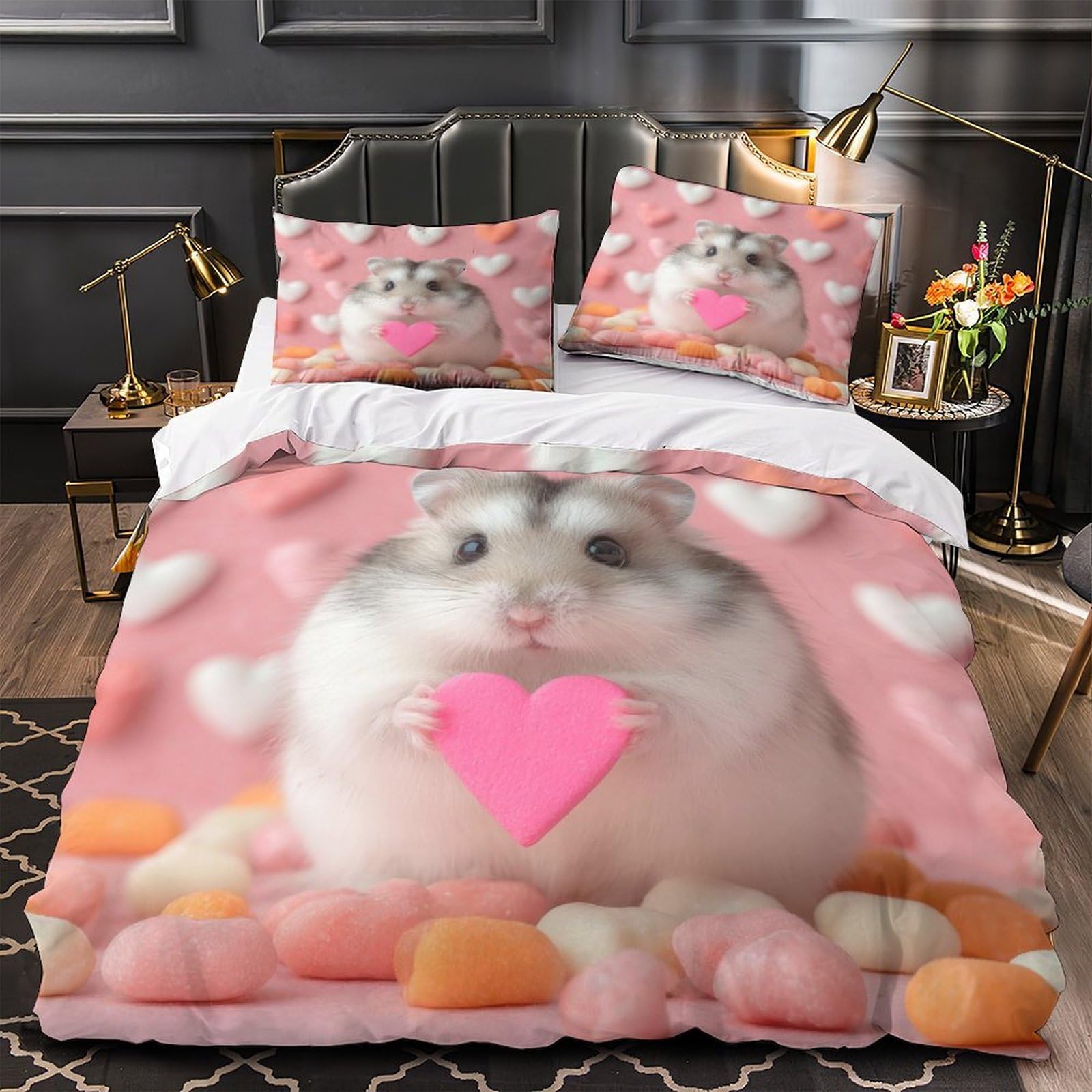 Parure de lit hamster résistante qui ne peluche pas et conserve sa douceur