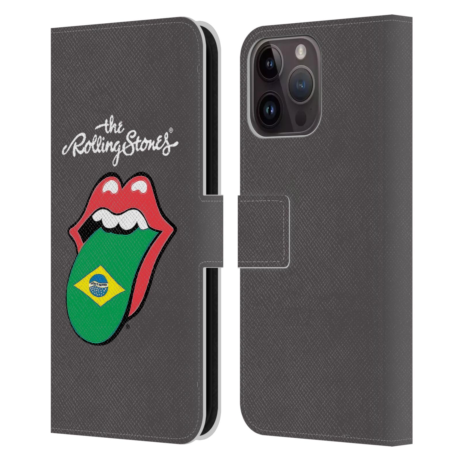 Funda Rolling Stones iPhone 15 Pro Max para evitar rayones en la pantalla y no usar cartera 7