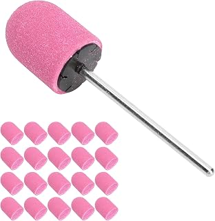 Nagelsandning för Enkel Nagelpolering och Trimning (Pink) | Fint sandpapper, flera färger, naglar, glas och keramik.
