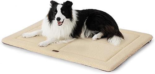 Miniatura 20 de Bedsure Cama lavable para perros grandes, alfombra de espuma suave para mascotas, versátil y ligera para jaulas Beige,Negro -,Marrón,Gris,Gris claro
