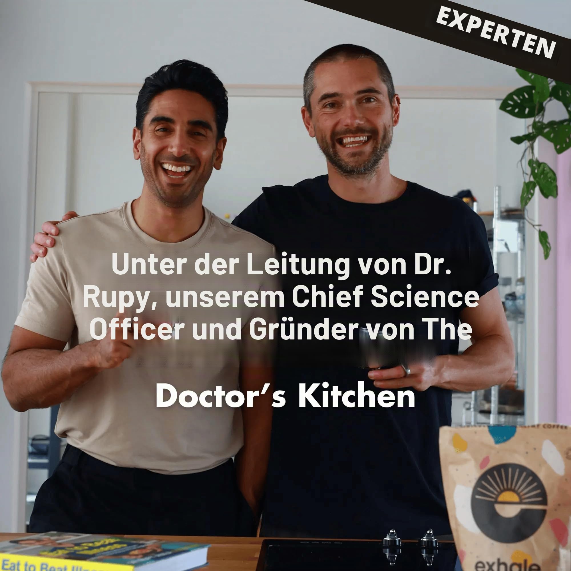EXHALE Bio Kaffee Gemahlen (450g), 100% Arabica, Mykotoxinfrei & Polyphenolreich Für Mokka, Filterkaffee & AeroPress (Dunkle Röstung)