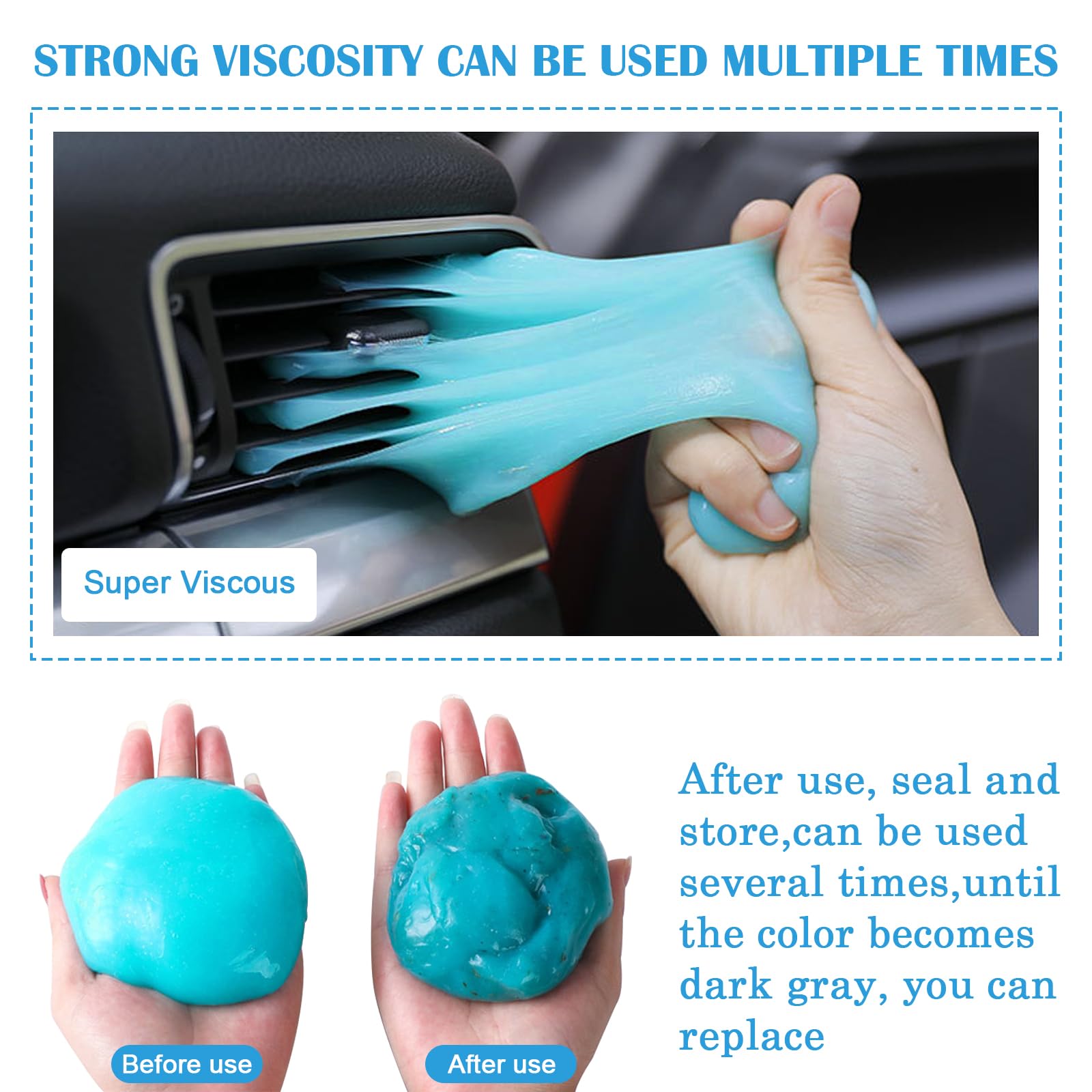 4 Stück Tastaturreiniger Gel - Universeller Staubreiniger Für Computer & Elektronik