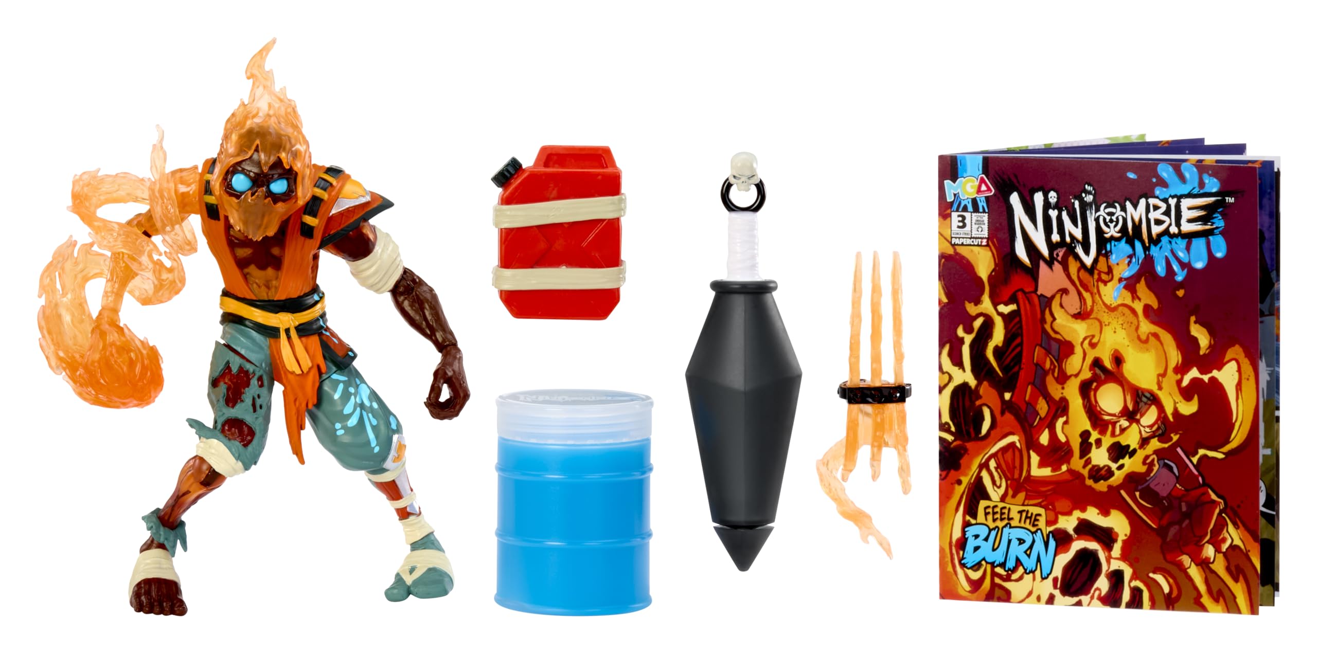 Ninjombie Action Figure – Scorchstrike, Figures - Amazon Canada
