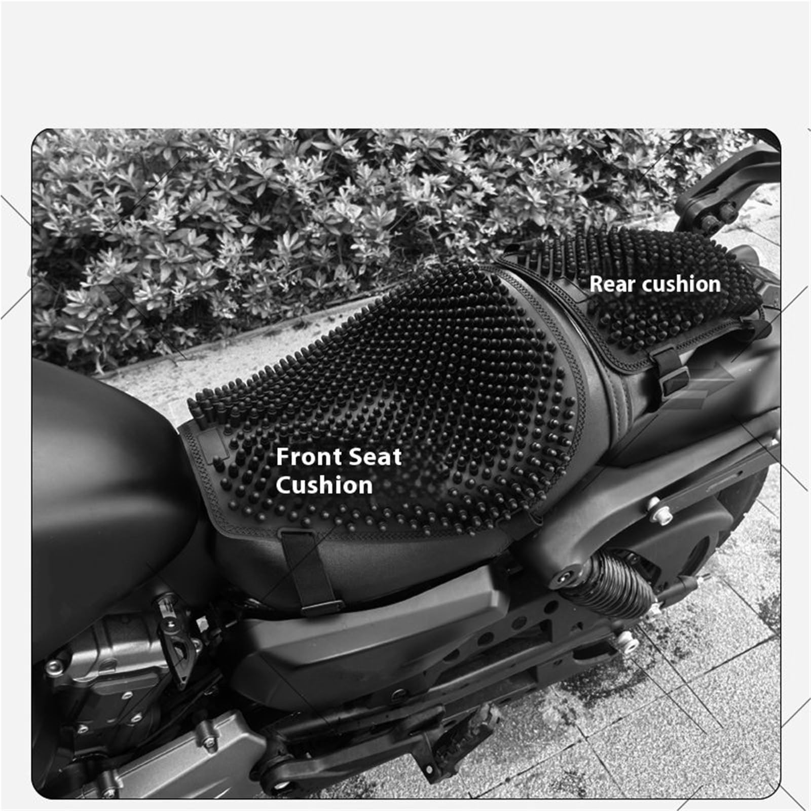 Funda Universal Asiento Motocicleta para XL750 Transalp, Verano, Impermeable, Silicona Suave, Transpirable, Antideslizante Y Resistente Al Calor.