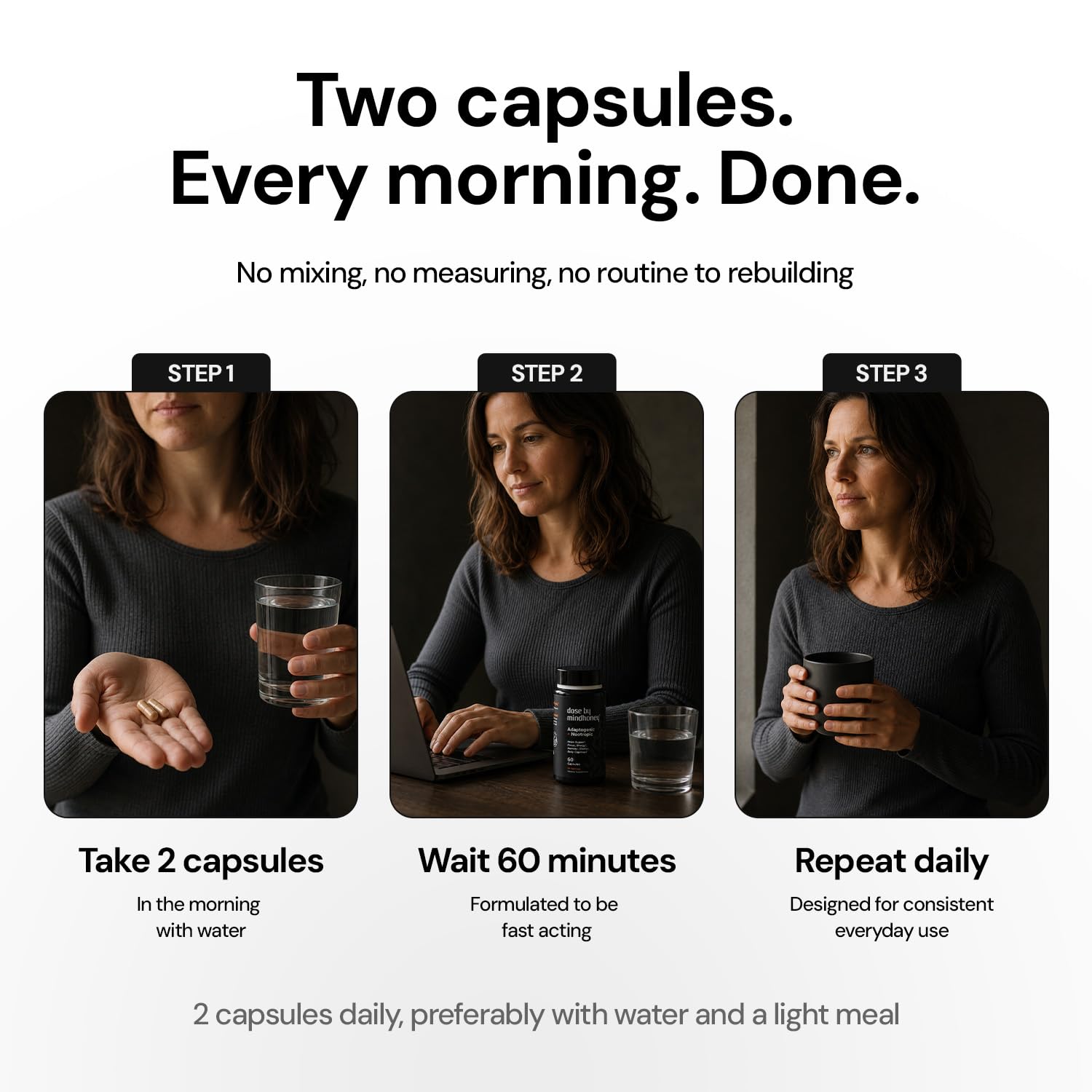 MINDHONEY | DOSE Daily Nootropic Brain Supplement | Focus, Energy, & Memory — Amazon image 8