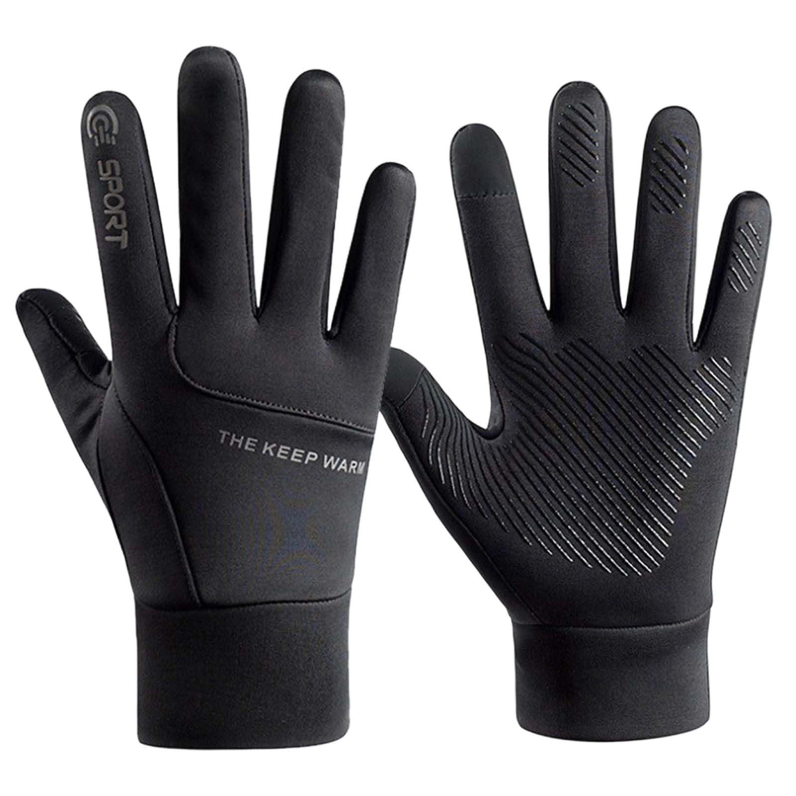 Lightweight Winter Gloves for Men Women Touchscreen Thermal Glove Non-Slip Elastic Cuff Gloves Warm Running Glove