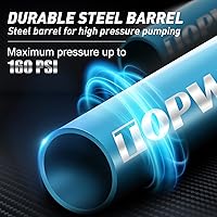 Vista 3 de Bomba de neumáticos de bicicleta portátil, bomba de aire de mano para pelotas de ejercicio de bicicleta, inflables, se adapta a válvulas Presta