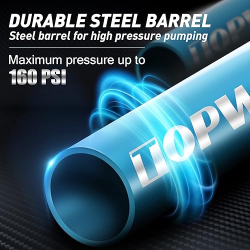 Miniatura 3 de Bomba de neumáticos de bicicleta portátil, bomba de aire de mano para pelotas de ejercicio de bicicleta, inflables, se adapta a válvulas Presta y