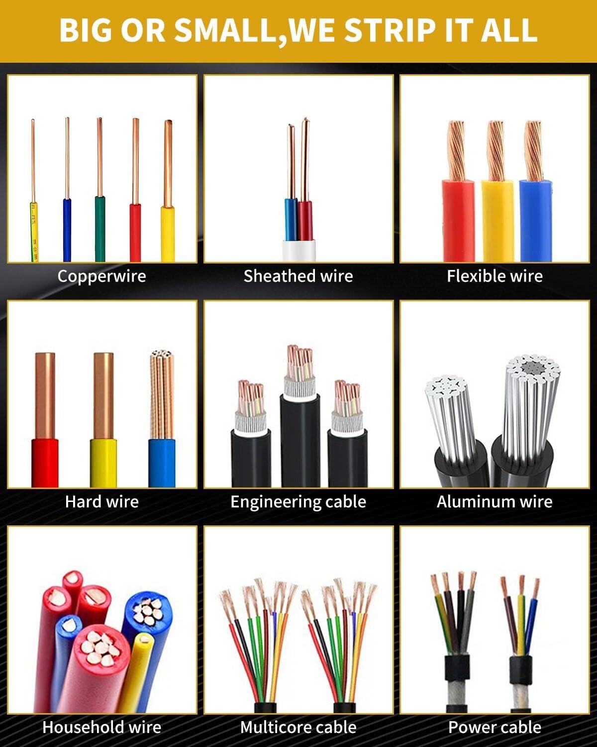MáQuina Pelacables Manual Y Accionable Por Taladro, Con 6 Canales Y Cuchillas, Herramienta PortáTil Con Manivela Para Reciclar Cables De Cobre De Desecho De 3-17 Mm