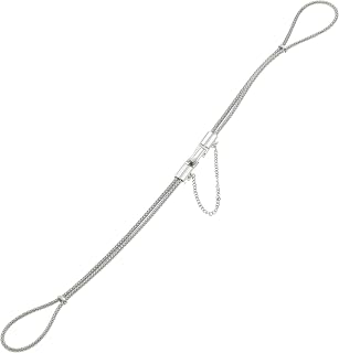 Women's LB1042LWRE Vintage Ring-End SS Cord Silver Tone Watchband