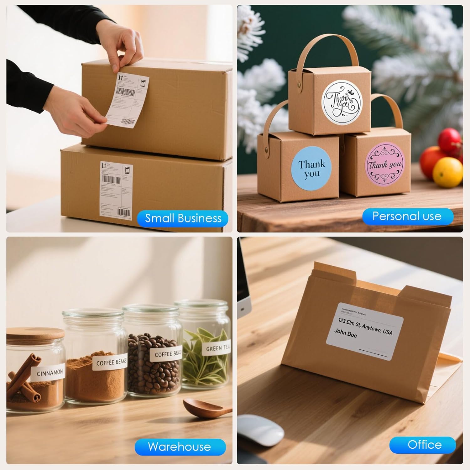 Forc Shipping Label Printer,4X6 Thermal Label Printer for Small Business & Office Package,Compatible with Android, iOS, Windows and Mac, Widely Used for Amazon,UPS,Etsy,USPS - Image 5