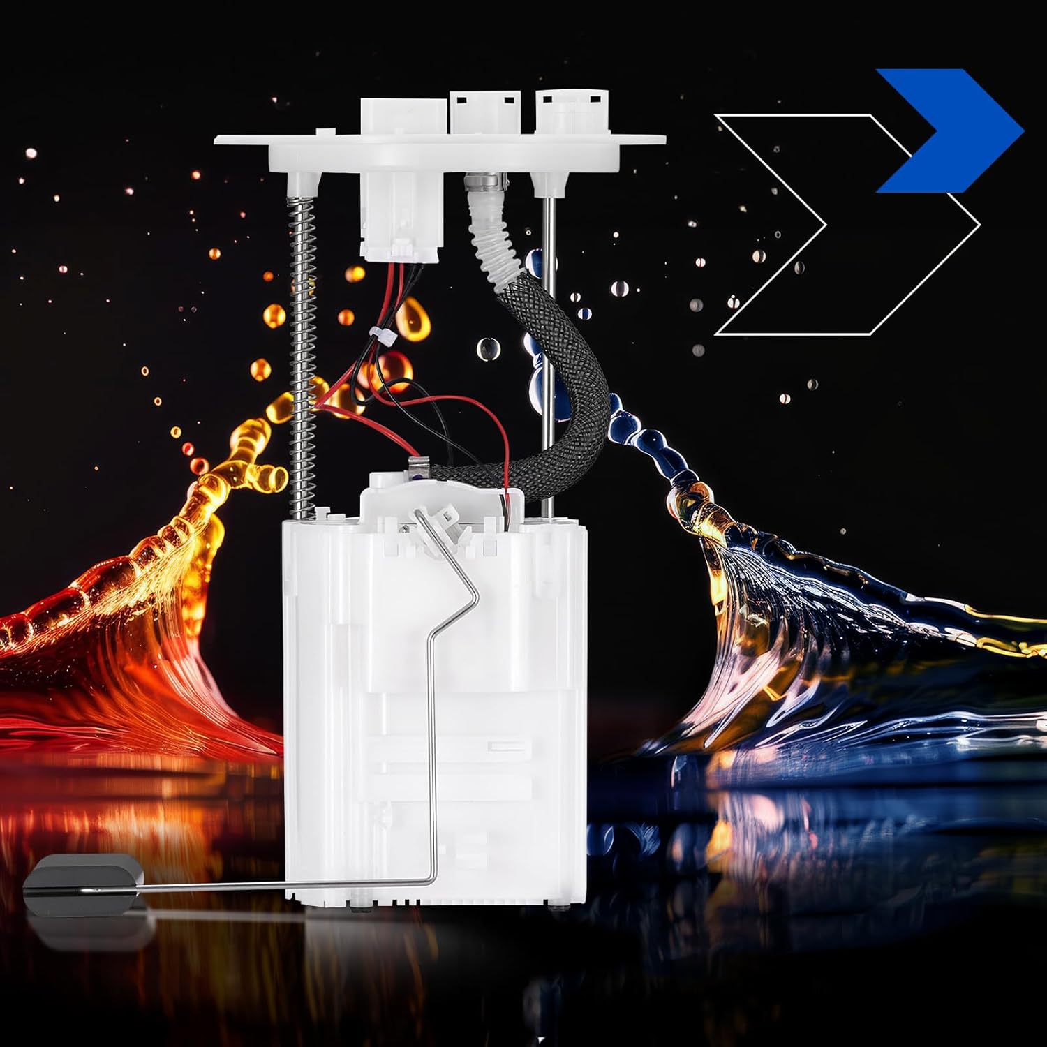 E8883M Fuel Pump Module Assembly Compatible with Lexus RX350 2007-2009 3.5L V6 GAS, Compatible with Toyota Highlander 2010 3.5L V6 GAS, Replaces# 2202-481306