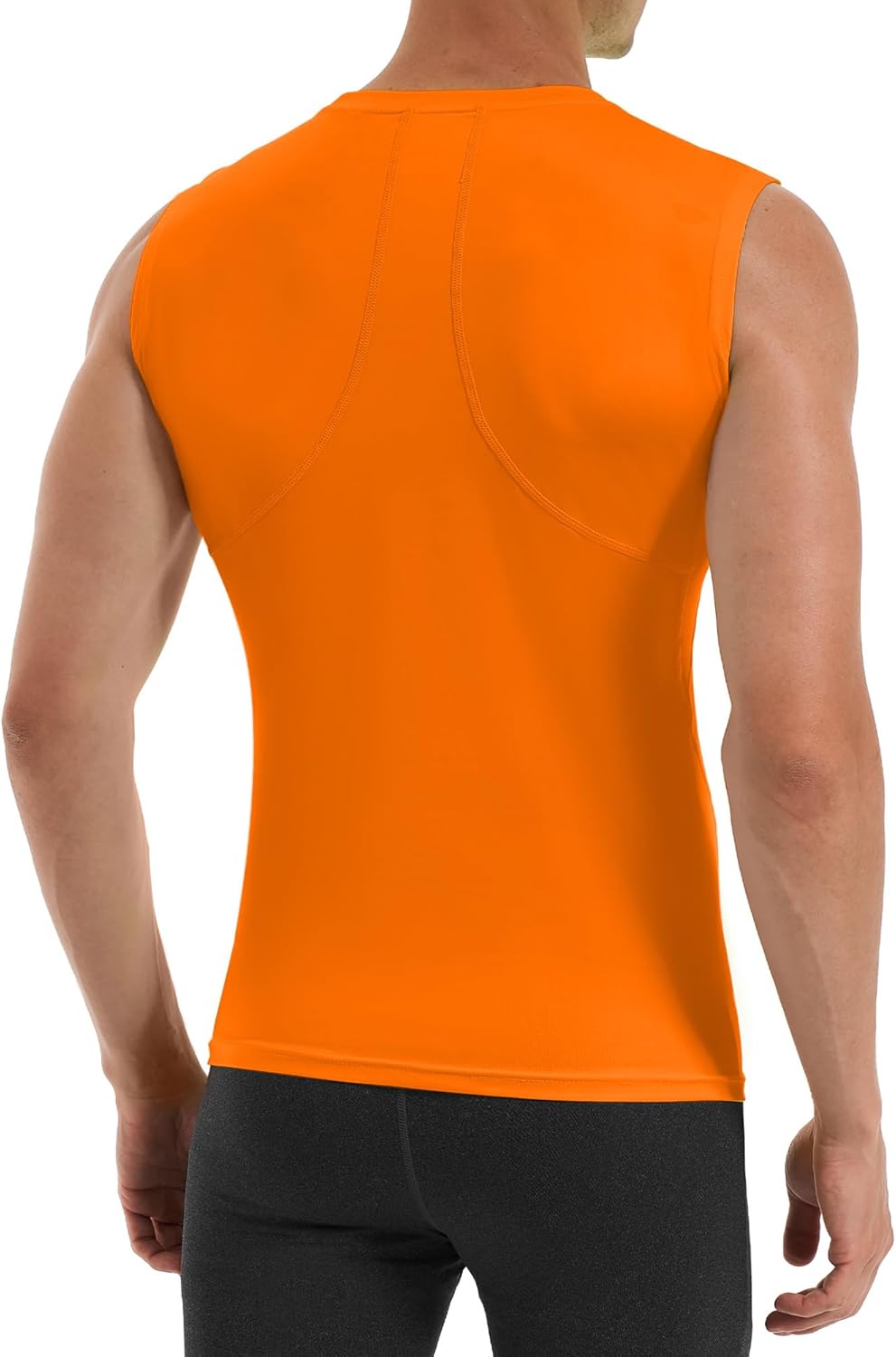 Runhit Sleeveless Compression Shirt Men Tank Top Athletic Muscle Shirts for Men - Image 3