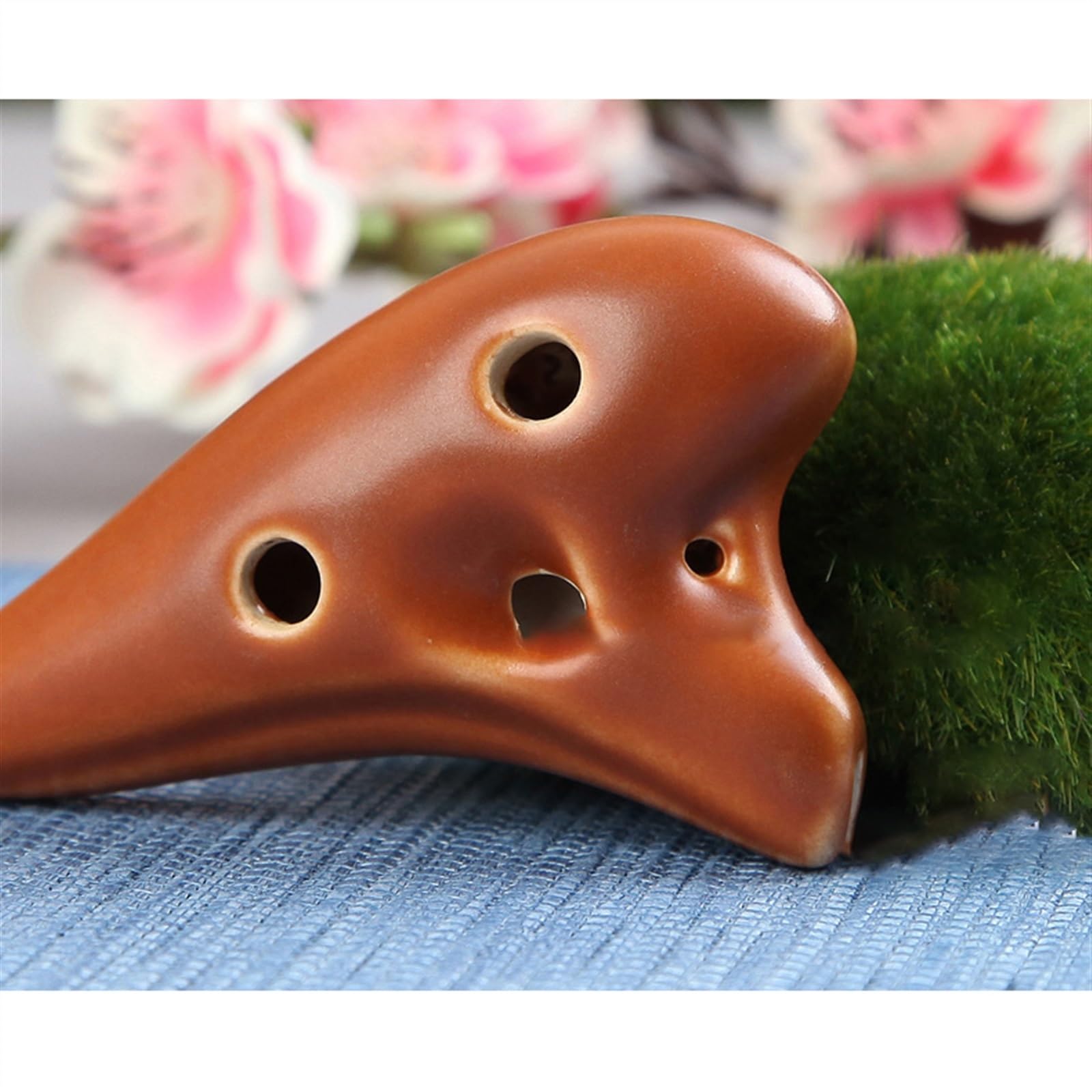 Ocarina Professionnel 6 Trous En ABS - Design Ergonomique Compact - Son Clair - Cordon De Transport Inclus - 6