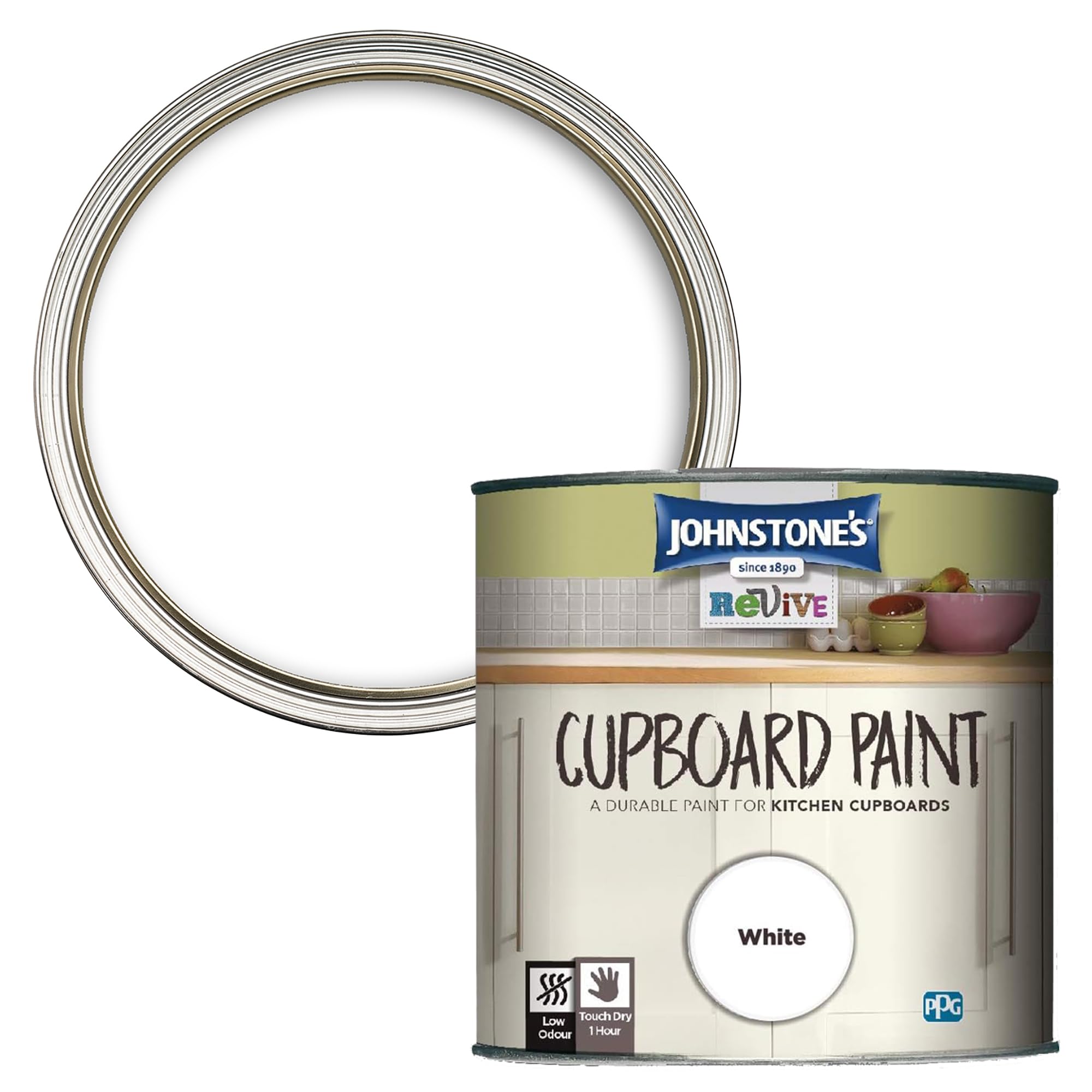 Johnstone's - Upcycling Cupboard Paint - White - 750ml