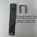 BIFANXI® Nylon Strap Suitable for Whoop 5.0 | Knit Bands Slim Lightweight Design, Scratch Resistant, Easy Fit | Stone-Rose Gold Frame/5.0 gallery image