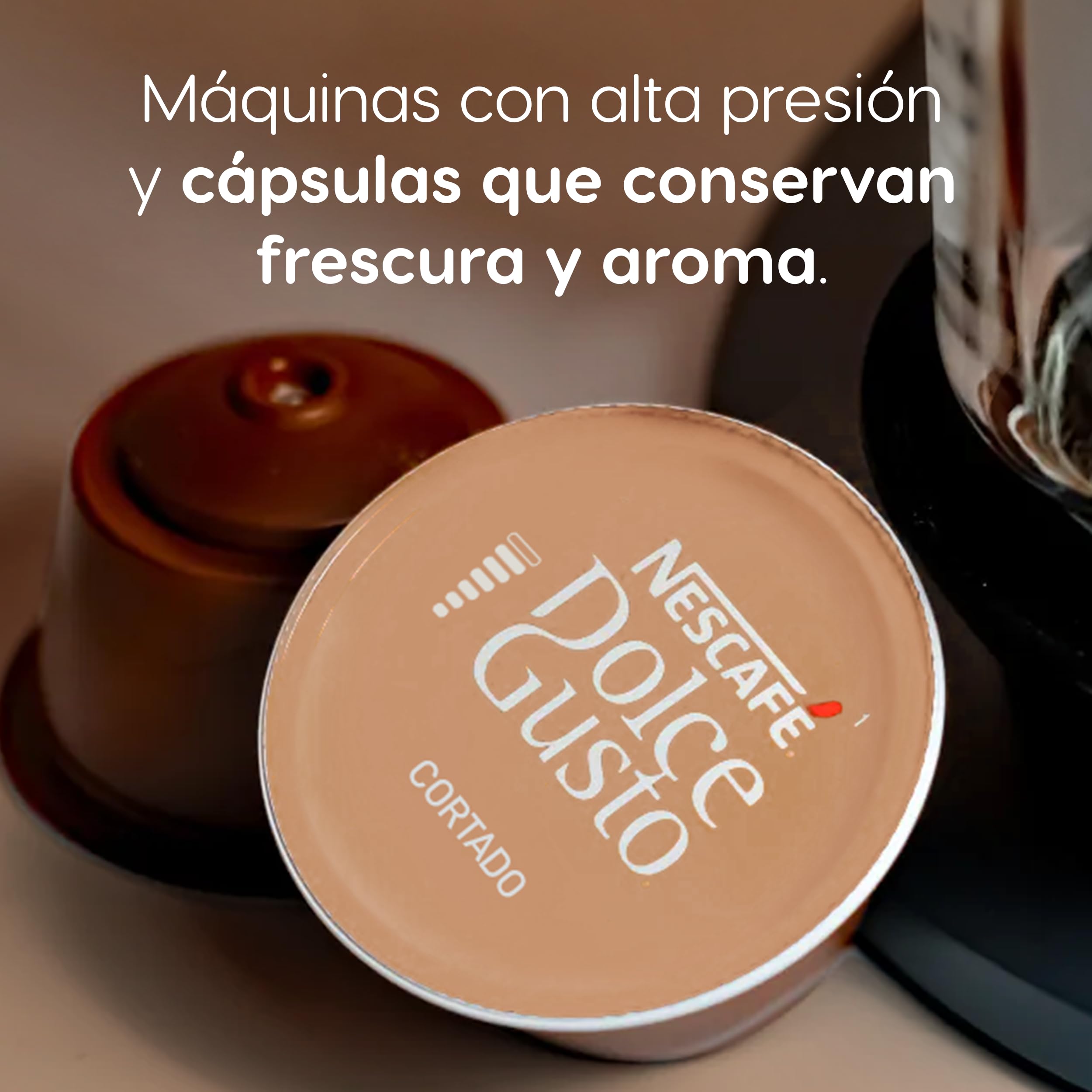 NESCAFÉ Dolce Gusto Cortado - Cápsulas de Café, 90 Cápsulas (3 x 30) - Notas a almendra tostada - Originales para cafeteras Dolce Gusto — view 9