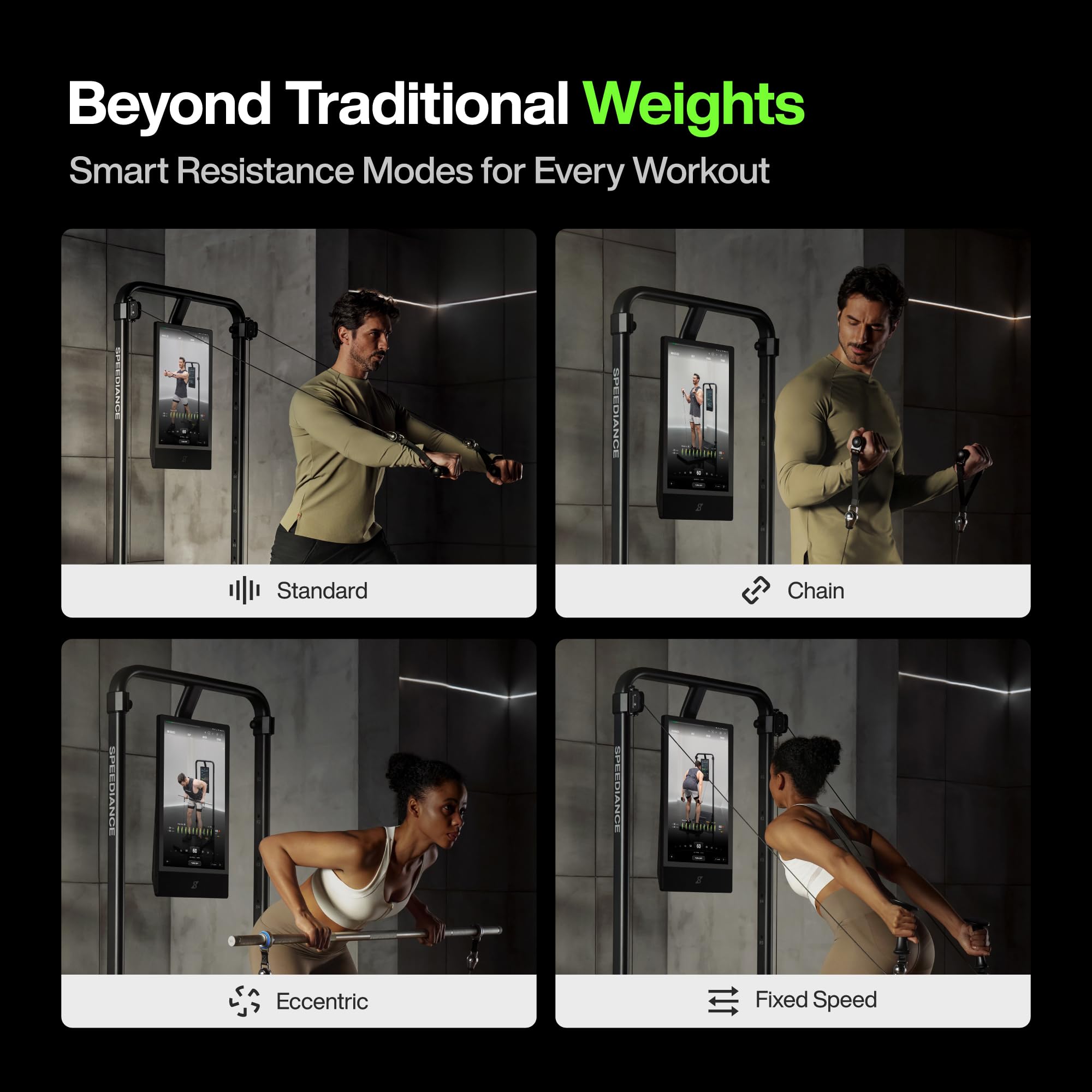 Speediance Gym Monster 2 Smart Home Gym, Upgraded AI-Powered Home Training Machine, Multifunzionale, Attrezzature per il fitness, All-In-One Training Station