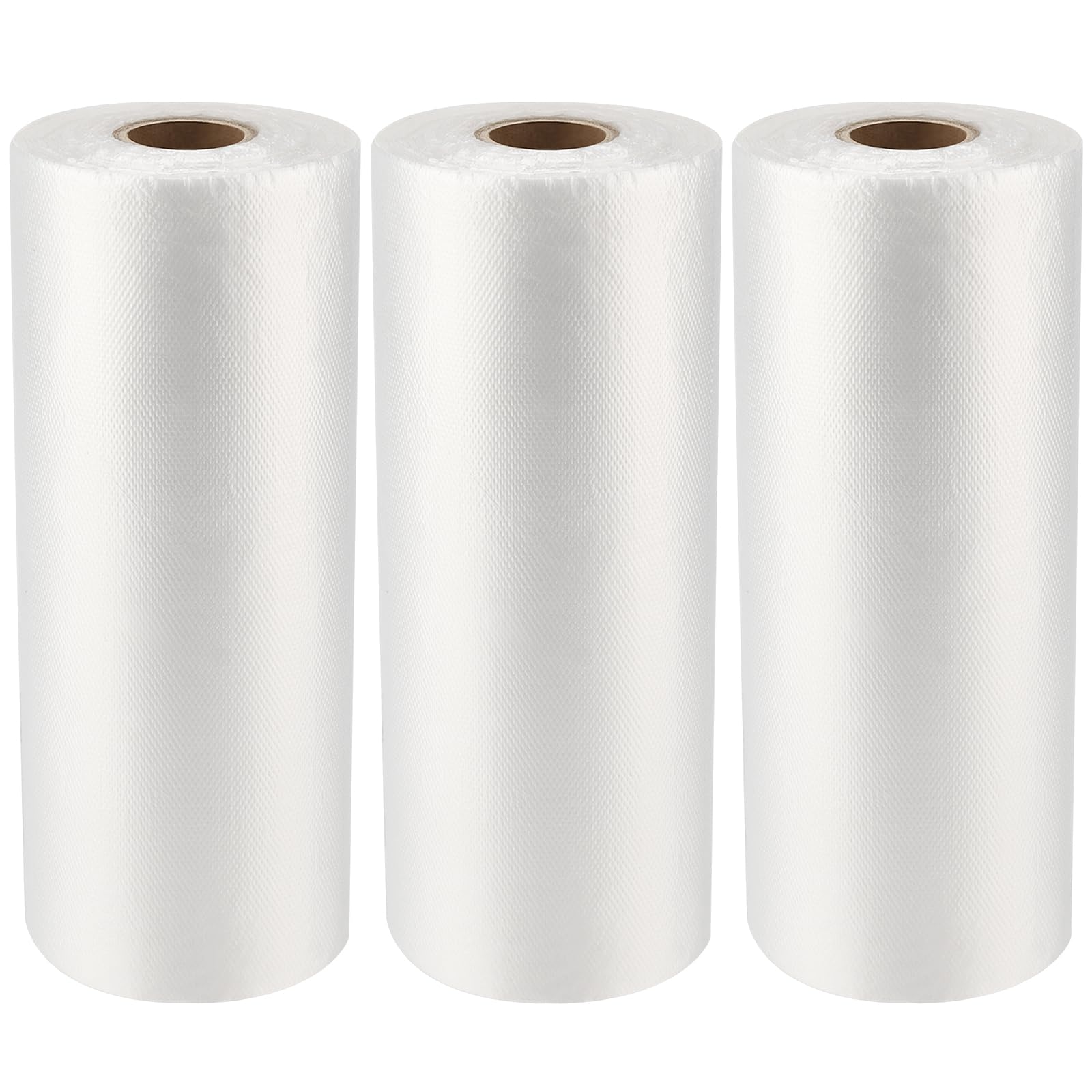 LEXININ 3 Rollen 25,4 x 35,6 cm transparente Plastikbeutel 1500 Beutel Frischhaltebeutel Frischhaltebeutel für Obst, Gemüse, Brot