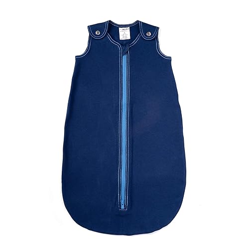 Miniatura 4 de Baby Deedee Cotton Sleep Nest - Saco de dormir básico, saco de dormir para bebé, recién nacido y bebés, azul marino profundo, pequeño (0-6 meses)