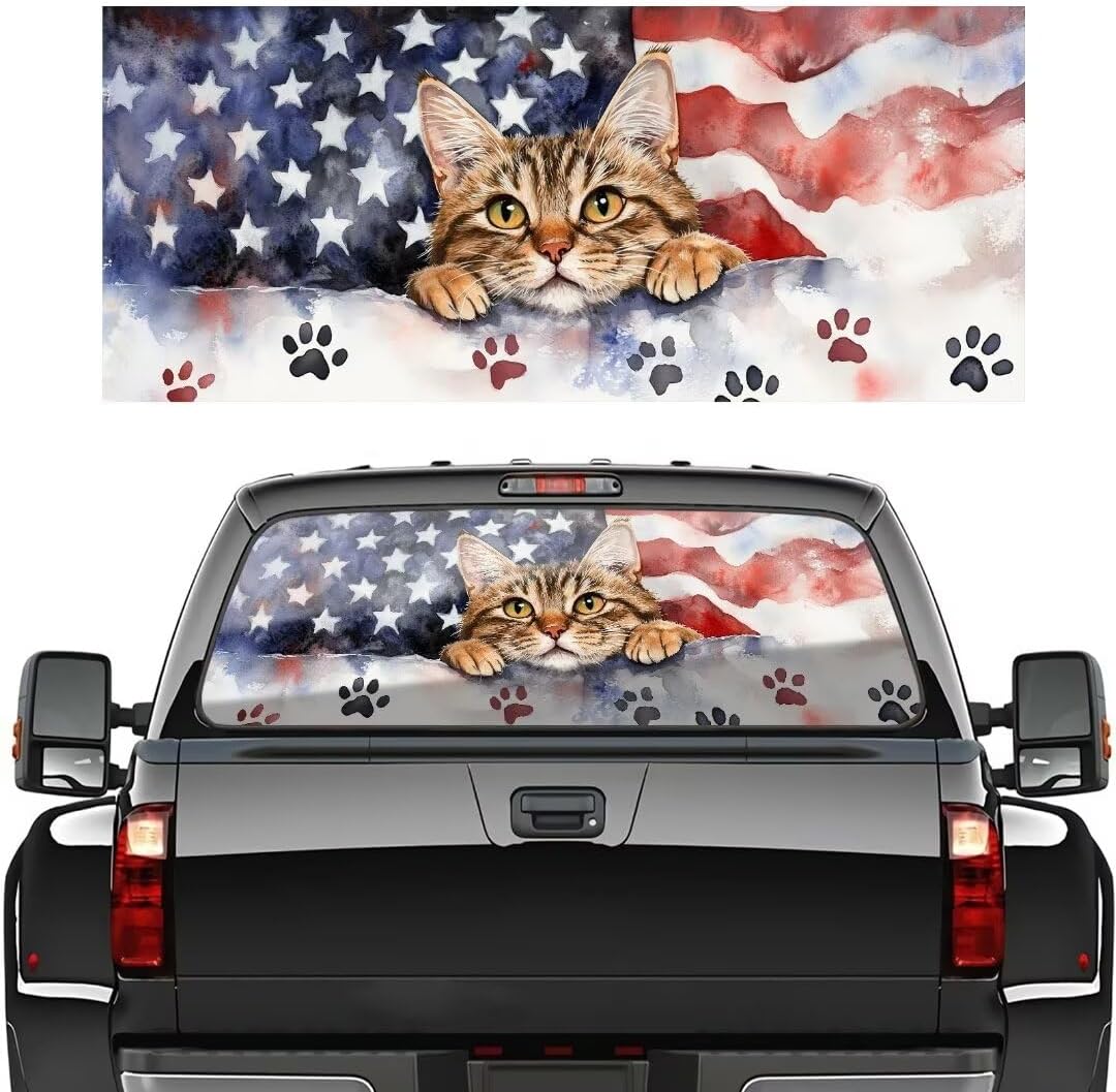 Grim Reaper Back Window Decals for Trucks, Skull Perforated Window Film Decal for Rear Window, Scratch Hidden Car Stickers, Halloween Car Decoration