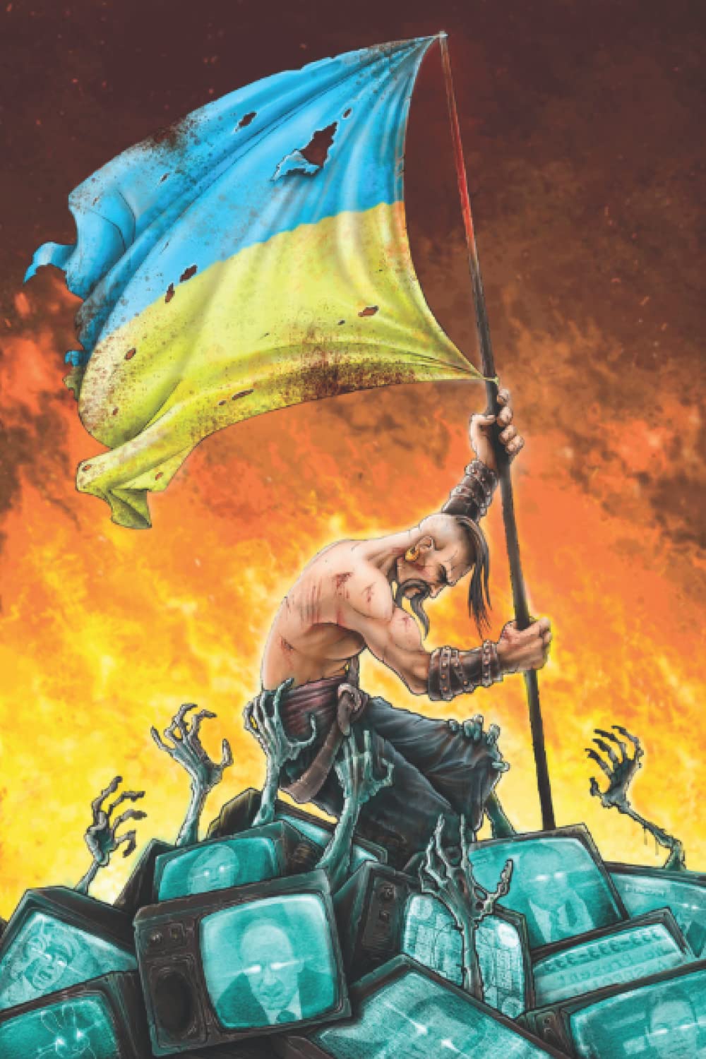 Notebook Ukraine Kozak TV 6x9 100 Pages Journal