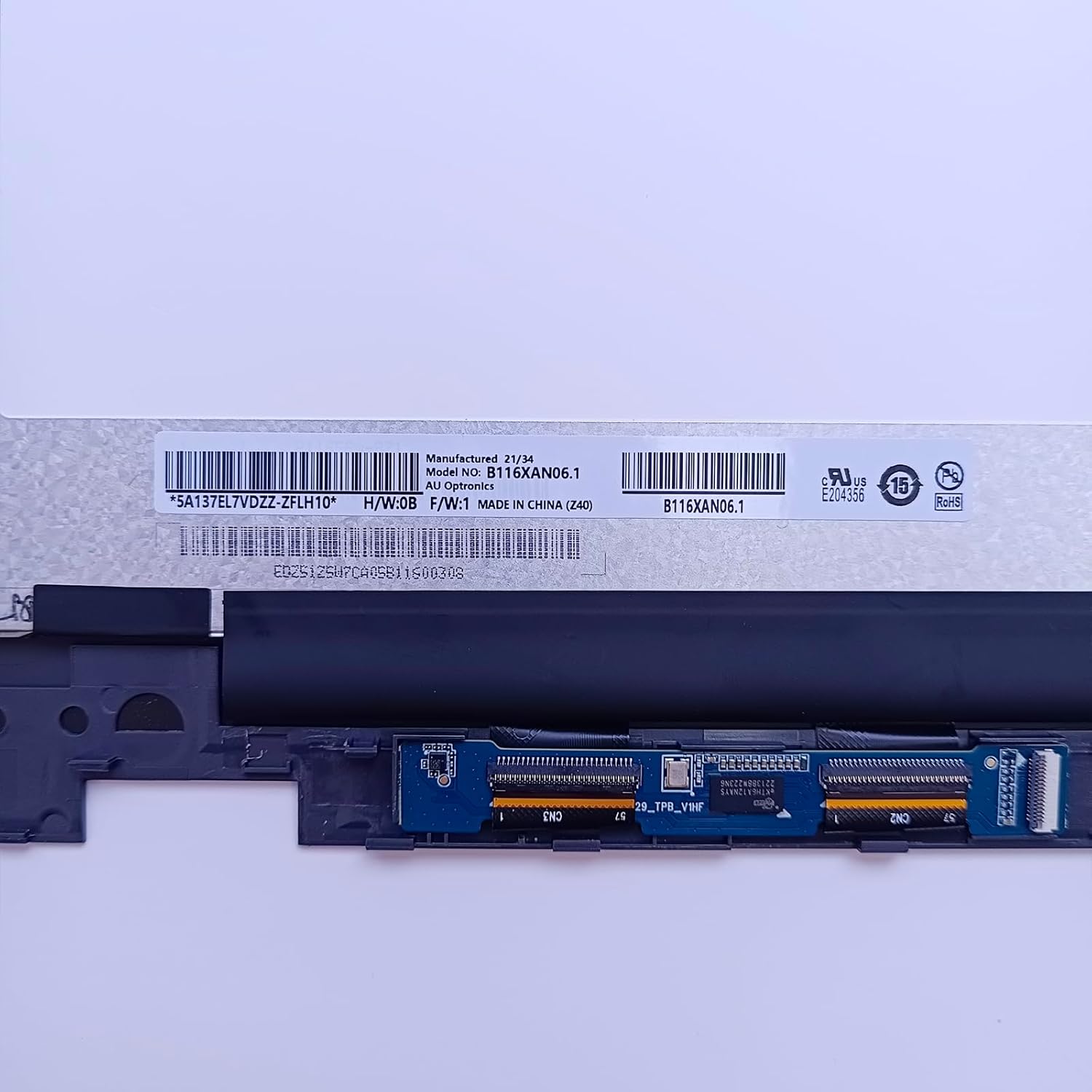 Screen Replacement for Asus Chromebook 11.6 CR1100CKA LCD Module Display Touch Screen Digitizer Assembly w/Bezel 90NX03E1-R20010