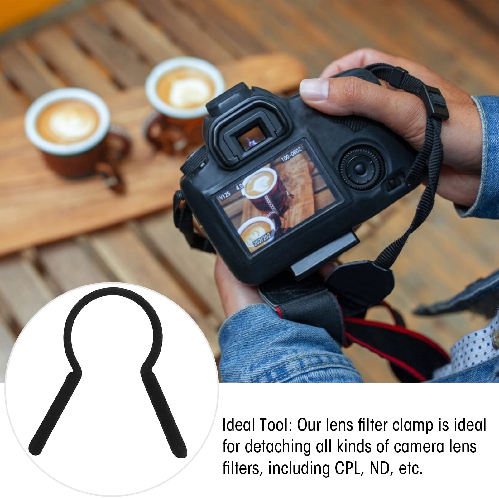 Extracteur De Filtre D'objectif 67-72 Mm – Clé à Molette Pour Retirer Filtres Collés (CPL, ND) – Accessoire Photo