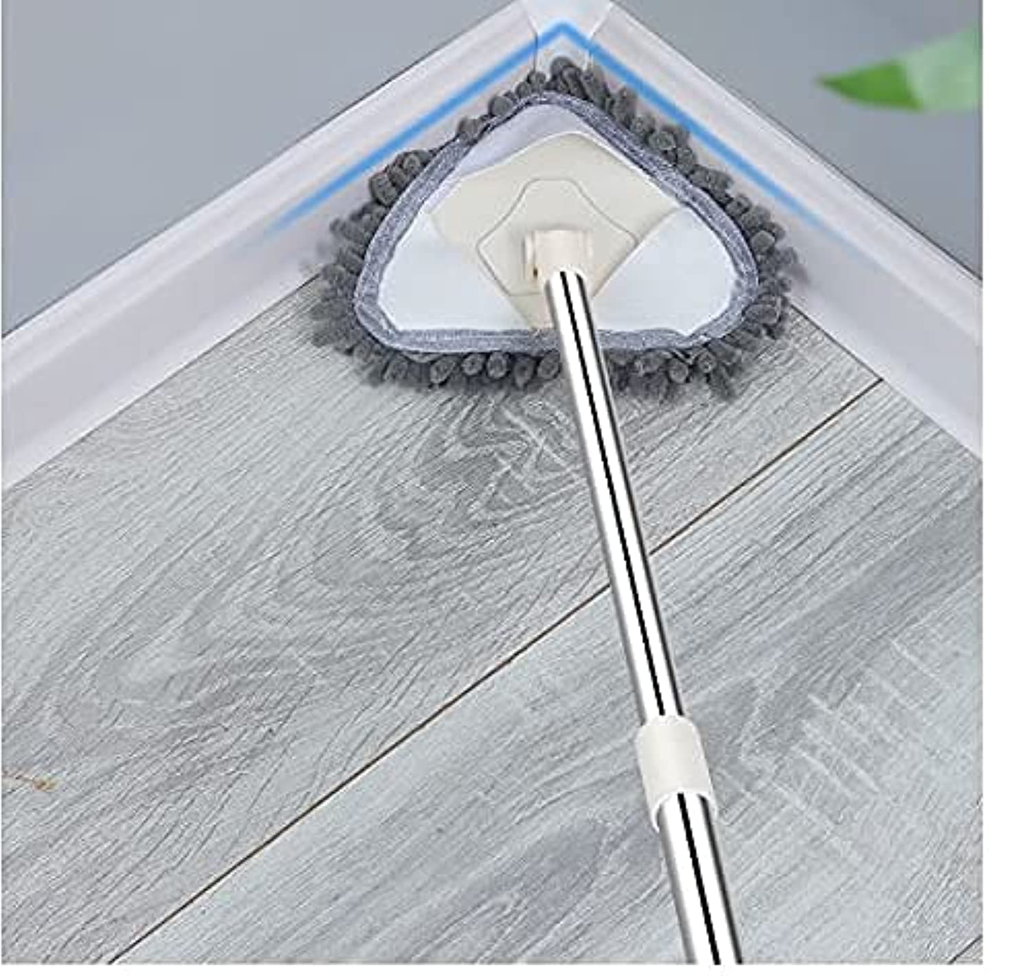 Clefairy Retractable Triangle Mop 360 Degree Rotatable Adjustable Triangular Cleaning Mop Home Wall Ceiling Floor Cleaning Mop Mops Ceiling Corner Cleaning Microfiber Chenille Mop Smart (B09CYG2D3G) Amazon Price History, Amazon Price Tracker