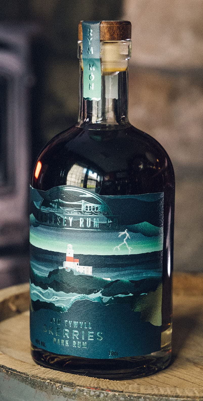 Anglesey Rum Co - Skerries Dark Rum - Welsh Rum 70cl - 40% ABV