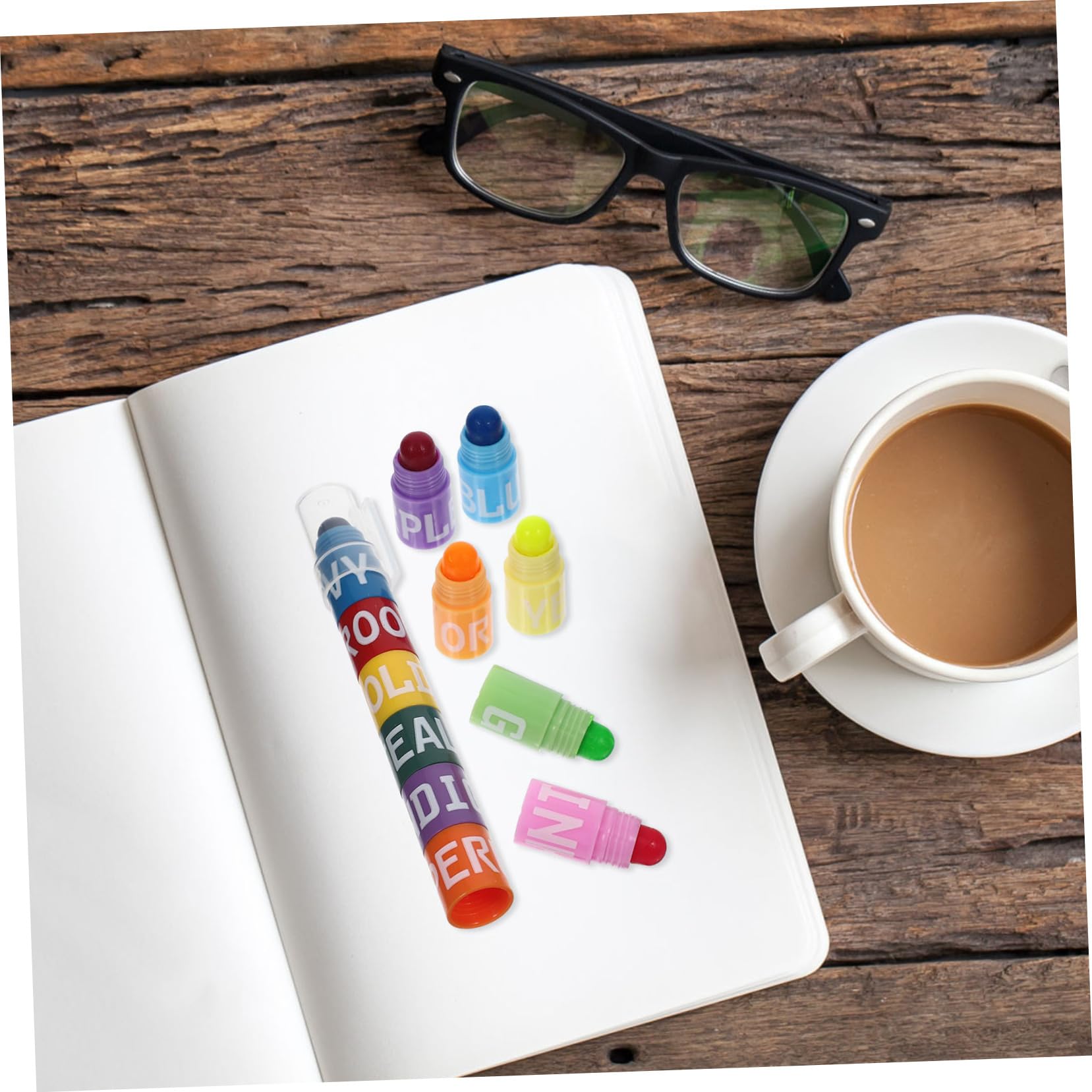 SHINEOFI 10 Juegos resaltador de costura fabricante de resaltador de pintura fluorescente rotulador escritura agendá es Suministros escolares pastel puntadas