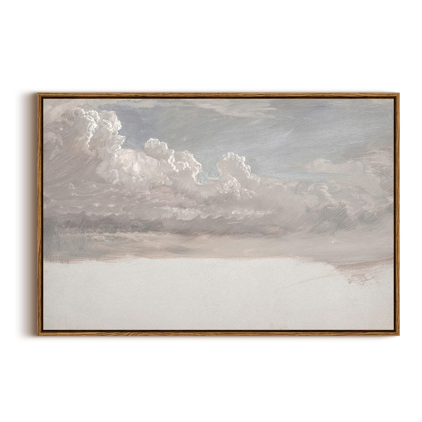 InSimSea Framed Canvas Wall Art, Meadow with Flowers Painting, Landscape for Living Room, Bedroom, Home, Bathroom Decor, 8x10 — view 233