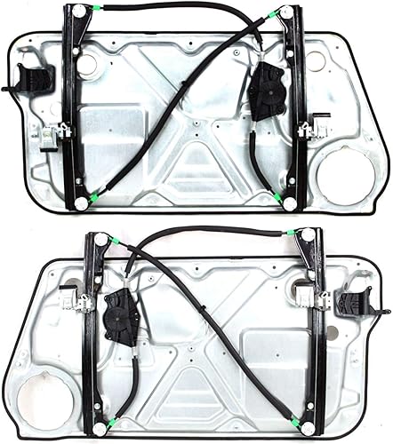 Evan Fischer Juego de elevalunas eléctrico compatible con Volkswagen Beetle 1998-2010, lado delantero del conductor y del pasajero para modelos con