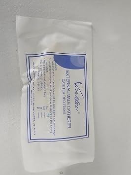 One External Male Latex Catheter Condom Style Selfadhering Coated Strip, Size M 25 mm